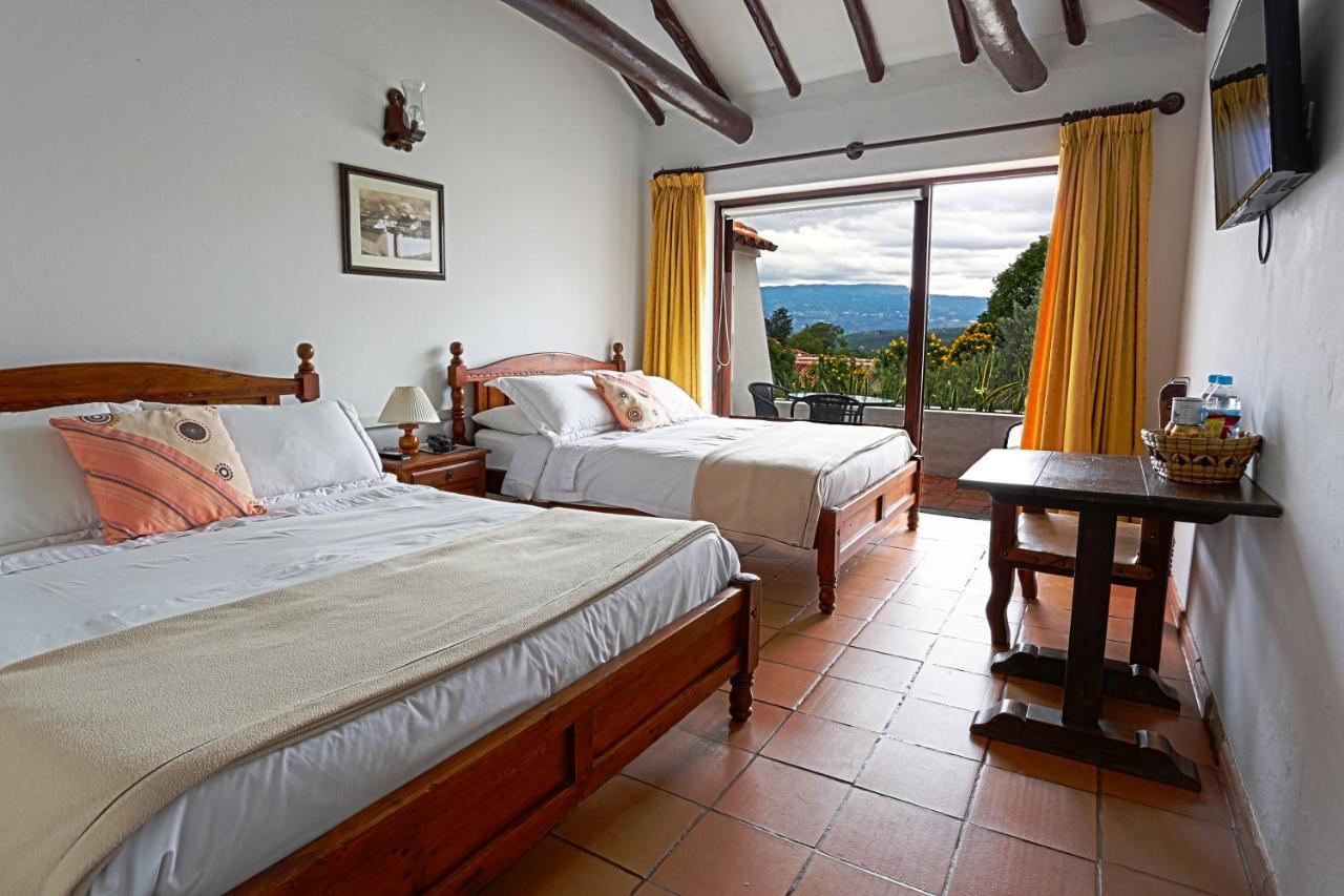 Hotel Meson De Los Virreyes Villa de Leyva Esterno foto