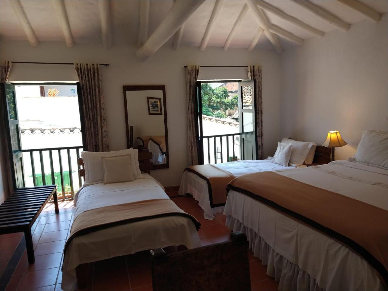 Hotel Meson De Los Virreyes Villa de Leyva Esterno foto
