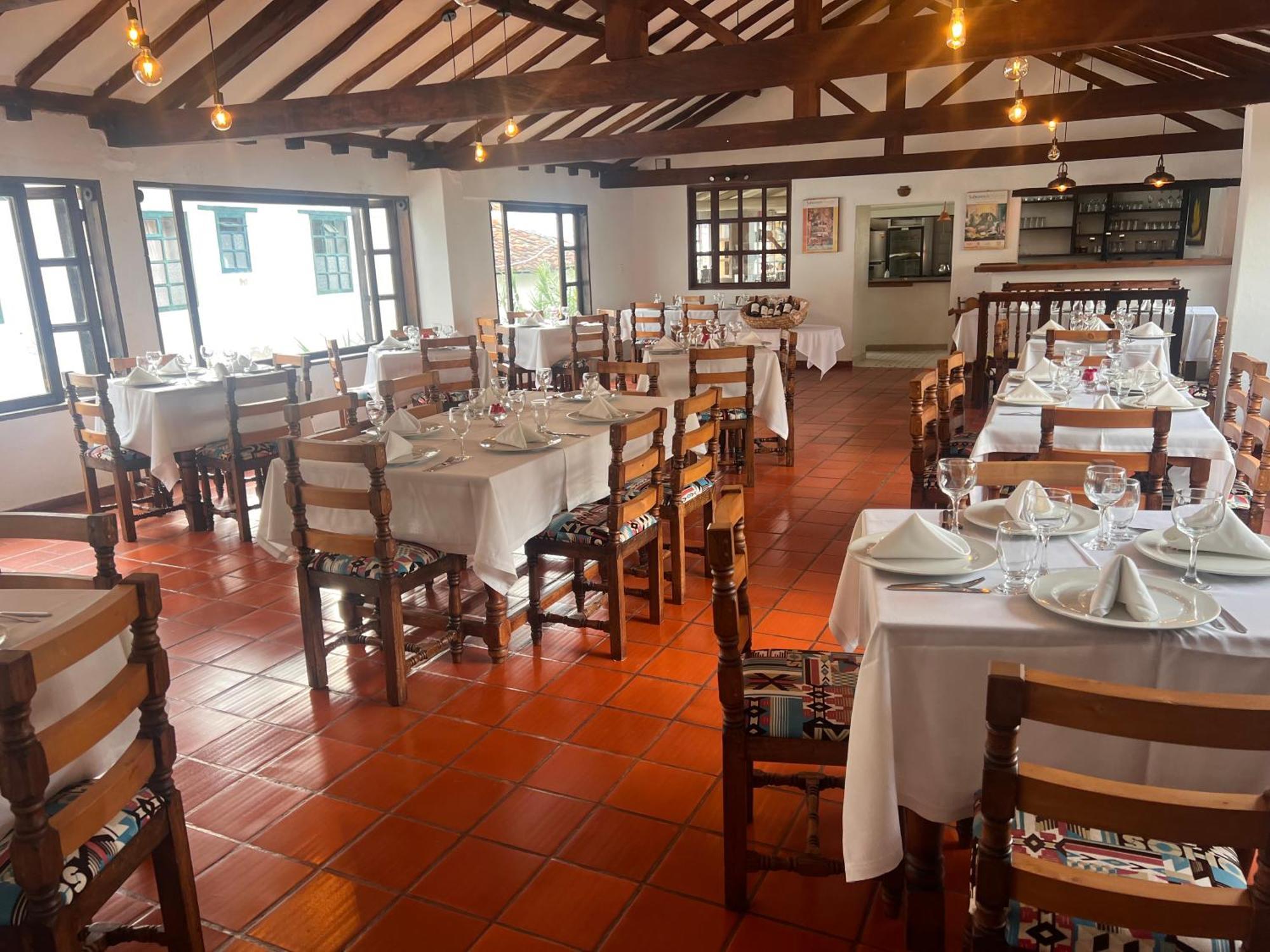 Hotel Meson De Los Virreyes Villa de Leyva Esterno foto