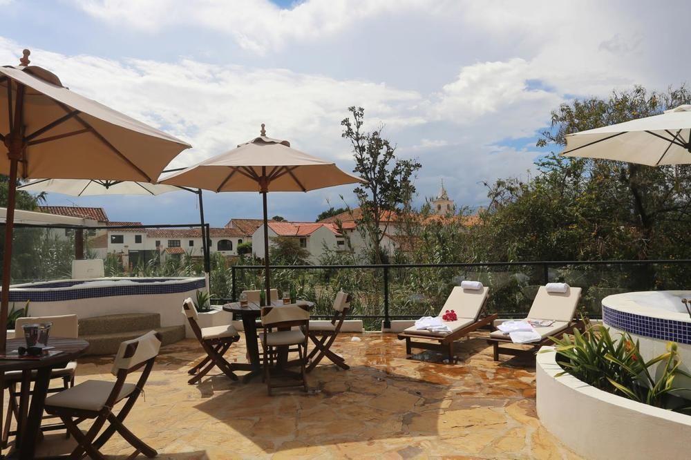 Hotel Meson De Los Virreyes Villa de Leyva Esterno foto